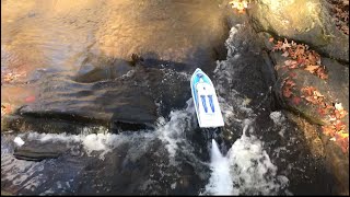 THRASHER 27 RC JET BOAT  HALLOWEEN CREEK BASH [upl. by Artemis246]