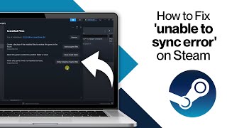 How to fix unable to sync error on Steam 2024 Tutorial [upl. by Eelydnarb]