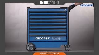 Industore Gedore Gereedschapswagen  GEDORE 2005 XLS466 gereedschapskar voor Automotive [upl. by Aihtebat]