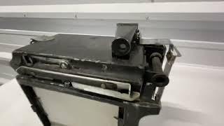 VTG Graflex 4x5 Speed Graphic Camera w Graflex Optar f47 135mm Lens  Video [upl. by Lagas996]