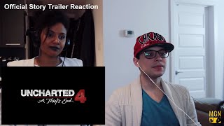 Uncharted 4 Official Story Trailer Reaction [upl. by Josefa]