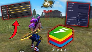 اعدادات فري فاير على بلوستاكس 2024 و حساسية الهيدشوت 😍🔥 Free Fire Headshot Settings Bluestacks 5 [upl. by Filahk]