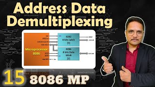 Address Data Demultiplexing in 8086 Microprocessor How to Separate Address and Data in 8086 [upl. by Manon]