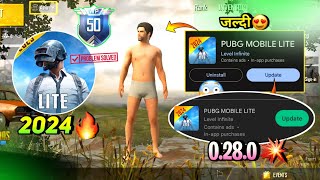 😱Pubg Lite Old 0280 New Update 2024  Pubg Mobile Lite Old Update 2024 🔥 [upl. by Werd]