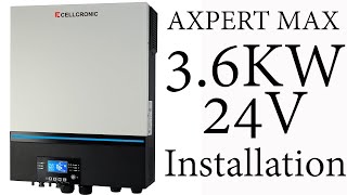 3 6 axpert max installation [upl. by Hama]