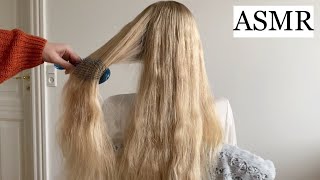 ASMR  1 HOUR Hair Brushing guaranteed sleep 🤎 no talking [upl. by Ydeh]