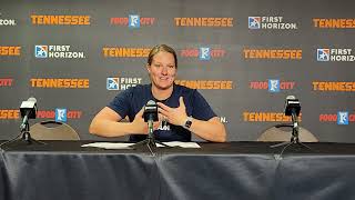 Samford Coach Carley Kuhns postgame vs Tennessee [upl. by Allister]