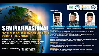 LIVE Seminar Nasional Sesi III amp IV  Sosialisasi Kalender Hijriah Global Tunggal [upl. by Bowers595]