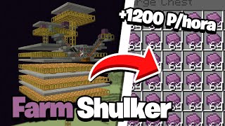 FARM DE SHULKER FÁCIL  Minecraft 120 [upl. by Neellok]