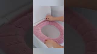 Soft and Warm Toilet Seat Cover Pads WarmToiletPad [upl. by Domenic]