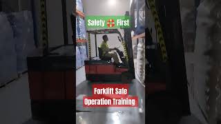 Forklift Safe Operation Training safetyfirst hse hseprofessionals trainingzone best tz ksa [upl. by Garcia]