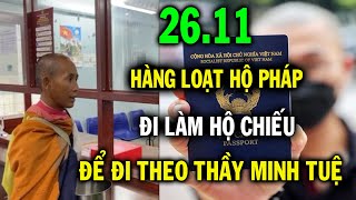 Hàng loạt người tình nguyện đi làm hộ chiếu để đi theo thầy Minh Tuệ sang Ấn Độ [upl. by Herm]