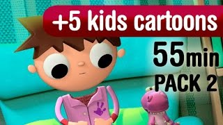 1 hour Cartoon videos for kids 59 years old  Pack 2 [upl. by Marguerite938]