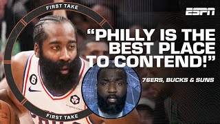 Perk The 76ers should KEEP James Harden 🗣️  Bucks the title favorite amp Suns MVP 🤔  First Take [upl. by Jeffries175]