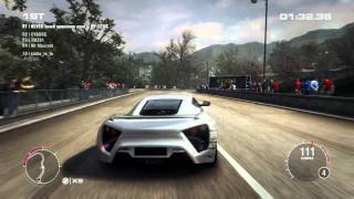 GRID 2 PC Multiplayer Race Gameplay Tier 4 Fully Upgraded Zenvo ST1 in Hong Kong Peak Road Descent [upl. by Aicnorev686]