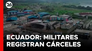 ECUADOR  Policías y militares intervienen cárcel de la que se fugó el líder criminal Fito [upl. by Jordana]