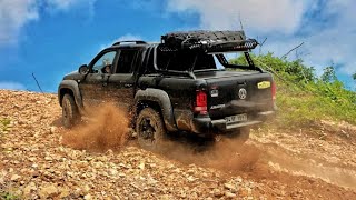 Vw Amarok V6 30 vs 20 BTDI vs Mitsubishi L200 OFF ROAD TURKIYE  Snow and Mud OFF ROAD [upl. by Goddord]