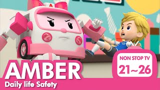 Daily life Safety Full Episodes│2126 Episodes│AMBERs Safety Series│Safety Episodes│Robocar POLI TV [upl. by Aimet]