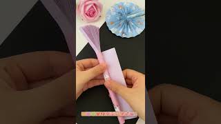 Cómo hacer abanico de papel retráctil circular  Ideas de manualidades con papel fáciles de hacer [upl. by Tomas]