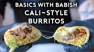 California Style Burritos  Basics with Babish [upl. by Orimlede230]