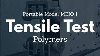 Tensile Testing of polymers with a Universal Testing Machine  Biopdi [upl. by Gnni]