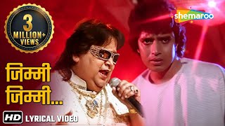 Jimmy Jimmy Aaja Aaja  Bappi Lahiri  Mithun  Disco Dancer  HD Lyrical  Parvati Khan  80s Hits [upl. by Olpe]