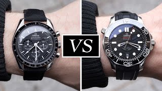 OMEGA Seamaster 300m VS OMEGA Speedmaster [upl. by Higginbotham]