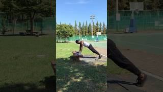 Incline pushups for chest growth pushups calistnenics pullup motivation subscribe [upl. by Anirac]