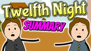 Twelfth Night Summary 🤣Shakespeares BEST Comedy 💘Animated [upl. by Etem]