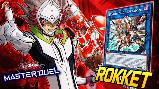 Rokket DECK 🔫  Replays 🎮  Decklist ✔️  Master Duel [upl. by Nangem917]