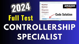 Controllership Specialist Amazon Assessment 2024  Amazon Online Test Questions And Answers [upl. by Gauthier696]