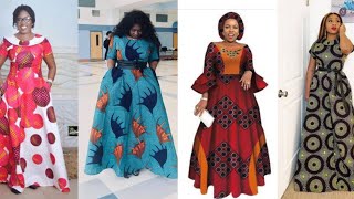 MODÈLE CHIC DE LONGUE ROBES EN PAGNE  Nouveaux modèles en pagne  ANKARA MAXI DRESS  AFRICAN WAX [upl. by Assenal]