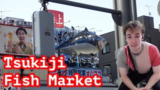 Tokyos Famous Tsukiji Fish Market [upl. by Myrah]