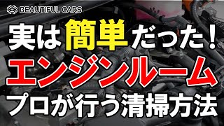 【気軽にお手入れできる！】洗車のプロが行う車のエンジンルームを清掃する方法 [upl. by Nawotna636]