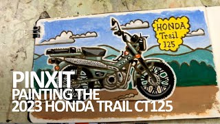 Painting the 2023 Honda Trail CT125 [upl. by Nana]