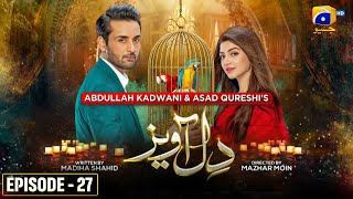 Dil Awaiz Episode 27  Kinza Hashmi  Affan Waheed  Sabeena Farooq  Har Pal Geo [upl. by Ardath644]