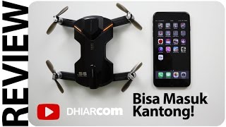 WINGSLAND S6 INDONESIA Drone Lipat 4K Bisa Masuk Kantong [upl. by Lindholm506]