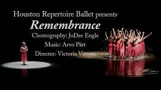 Remembrance  Houston Repertoire Ballet [upl. by Budd8]