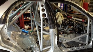 Full Race RollCage  2005 Subaru WRX Wagon [upl. by Tobye10]