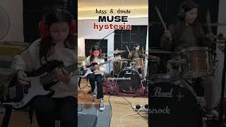 Hysteria MUSE cover bass and drum [upl. by Chasse340]