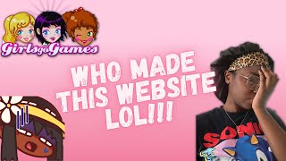 WHO MADE THIS WEBSITE💀 Girls Go Games [upl. by Neerol]