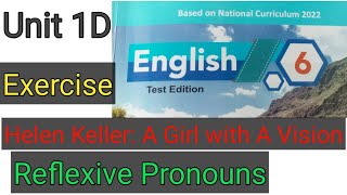 Chapter 1D Helen Keller Exercise  Reflexive Pronouns  Grade 6th English Kp Textbook [upl. by Victoria653]