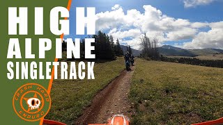 Monarch Crest Trail Colorado  Beautiful High Alpine Singetrack  KTM Beta Sherco TM [upl. by Eisdnil]