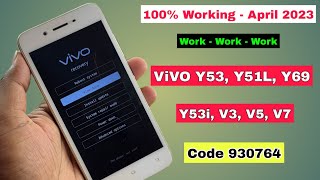 Vivo Y53 Y51L Y69 Y81 V3 V5 V7 Ka Lock Kaise Tode 100 NEW 2023 By Hard Reset Without Pc [upl. by Bandur898]