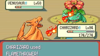 Charizard Vs Venusaur Pokémon Emerald Kaizo [upl. by Immat]