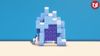 How To Build an Ice Nether Portal in Minecraft short [upl. by Asaph]