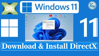 ✅ How To Download And Install DirectX On Windows 11  DirectX End User Runtime Web Installer [upl. by Gerius]