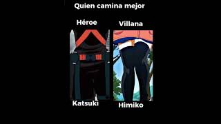 Quien camina mejor😡🔪 villana or heroe🤞😇 myheroacademy [upl. by Flavia]