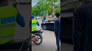 Traffic Warden Lahore 😳  Toyota Corolla vs Traffic Warden [upl. by Nnyliak584]