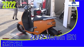 2021 Horwin EK1 Scooter Walkaround Automobile Barcelona 2021 [upl. by Lina]